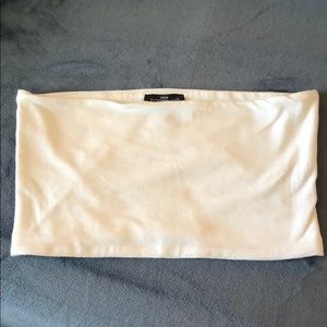 It’s a white tube top